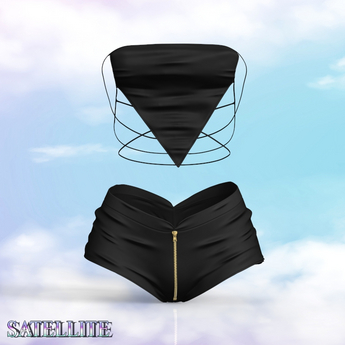 Second Life Marketplace - WAIFU Sam Outfit Black